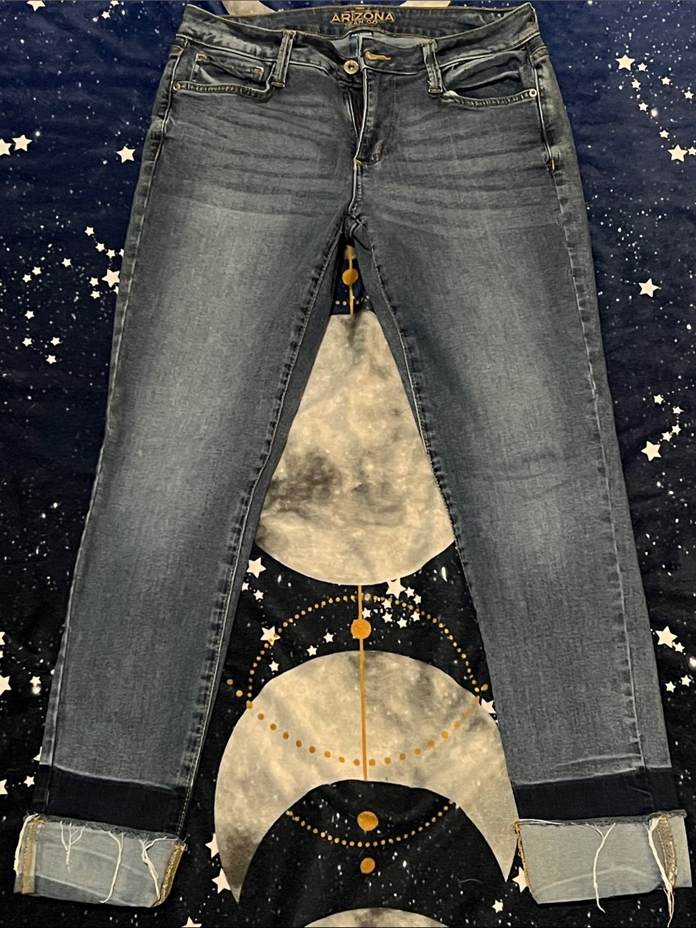 Arizona Jean Company Women's Gray Ankle Skinny Jeans